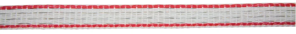 AKO TopLine Plus Weidezaunband weiß/rot