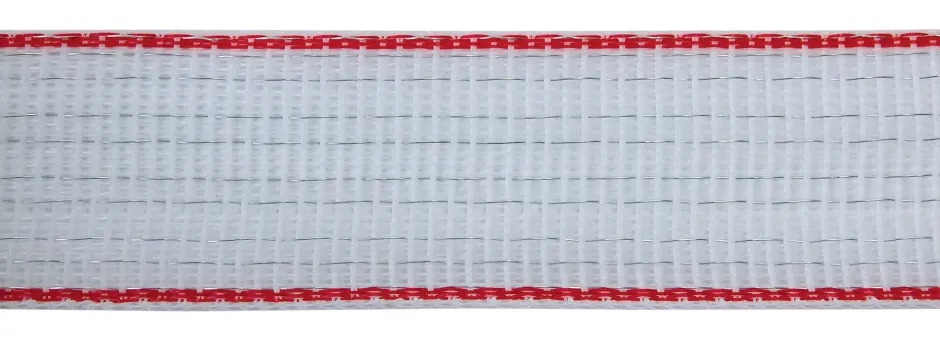 AKO TopLine Plus Weidezaunband weiß/rot