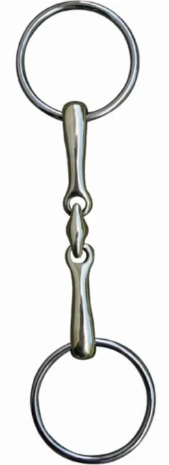 HKM Doppelt gebr. Gebiss 16 mm, Argentan, Edelstahl.