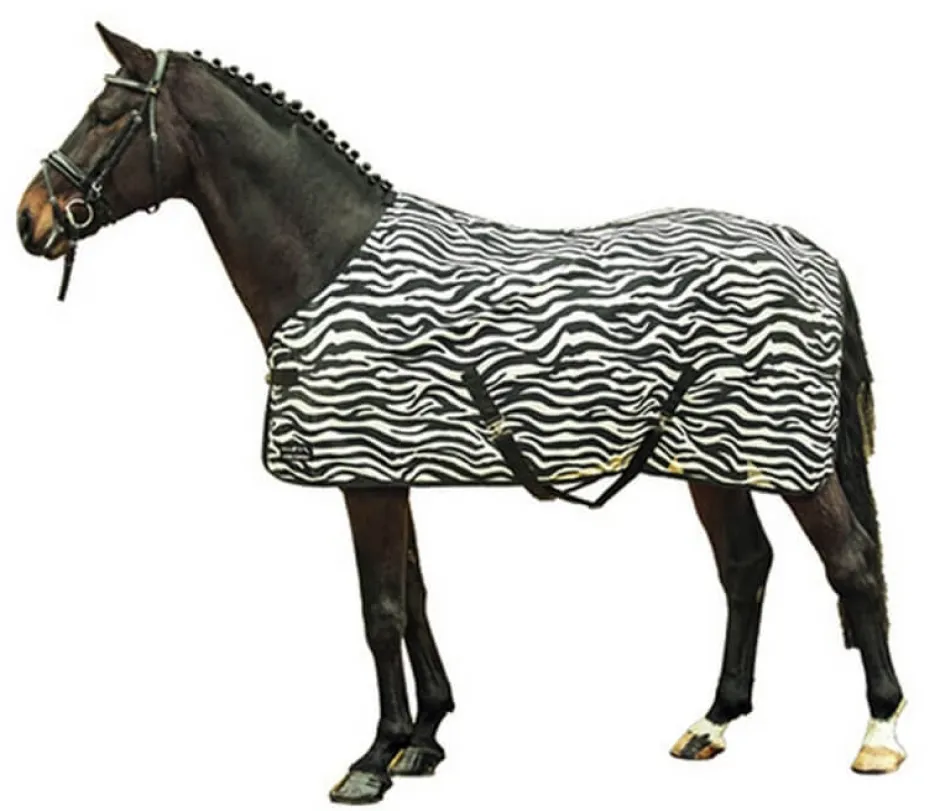 HKM Fliegendecke -Zebra- mit Kreuzgurt