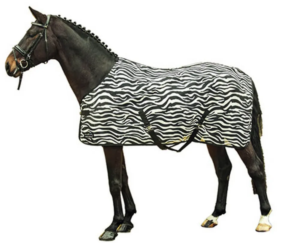 HKM Fliegendecke -Zebra- mit Kreuzgurt