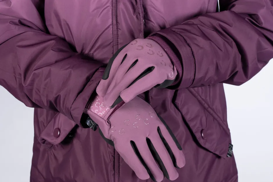HKM Kinder-Winter-Reithandschuhe -Alva-