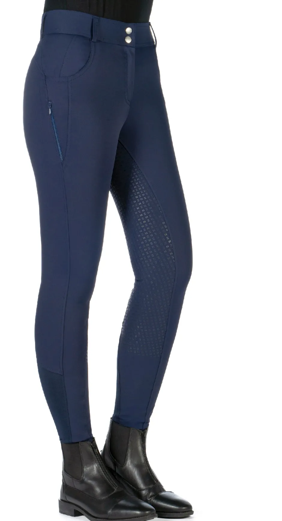HKM Reithose -Ari Mid Rise- Silikon-Vollbesatz