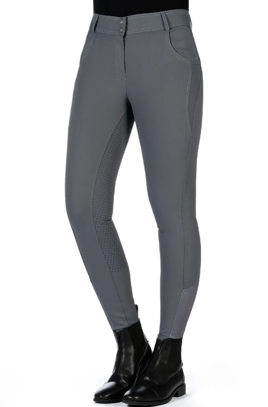 HKM Reithose -Ari Mid Rise- Silikon-Vollbesatz