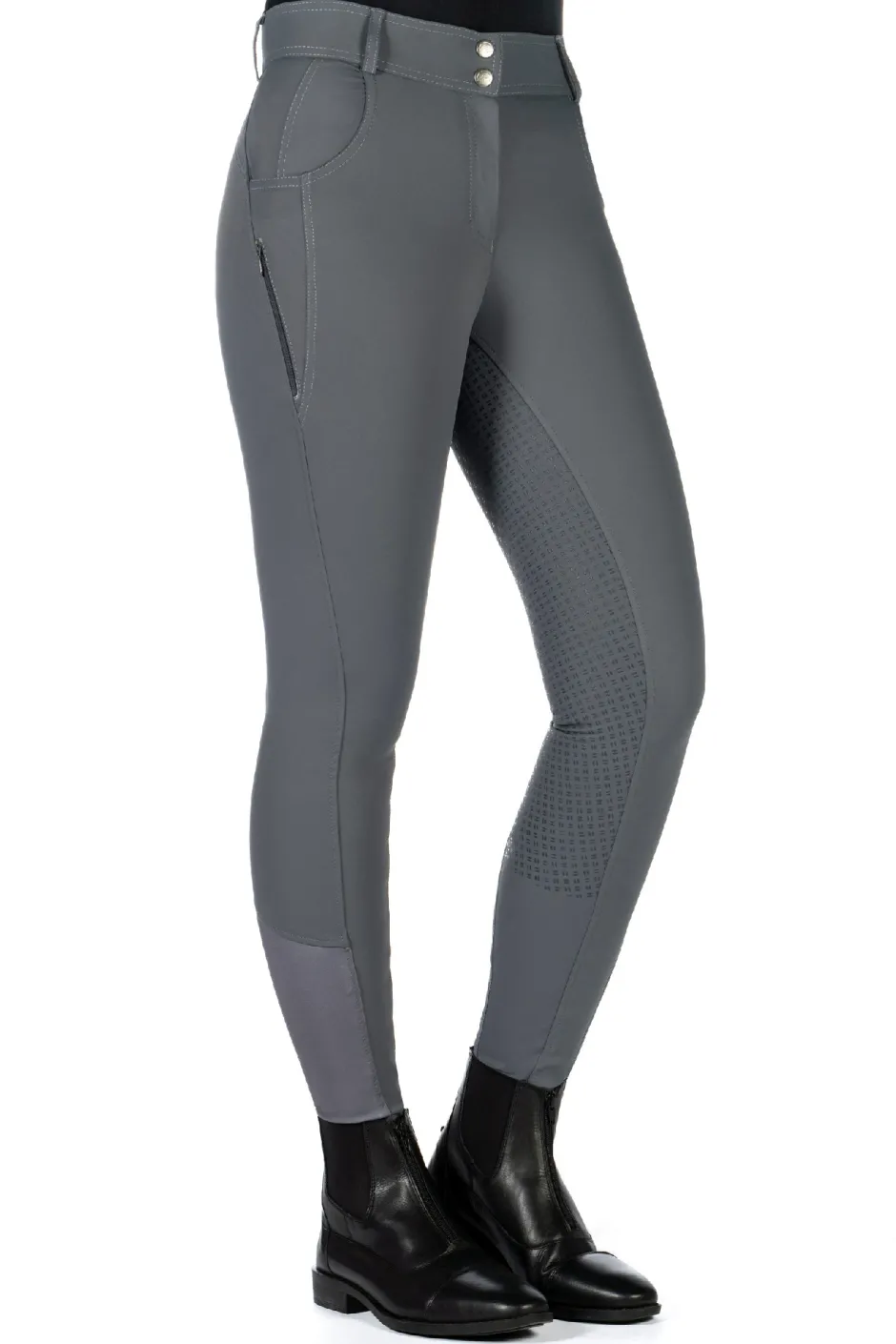 HKM Reithose -Ari Mid Rise- Silikon-Vollbesatz