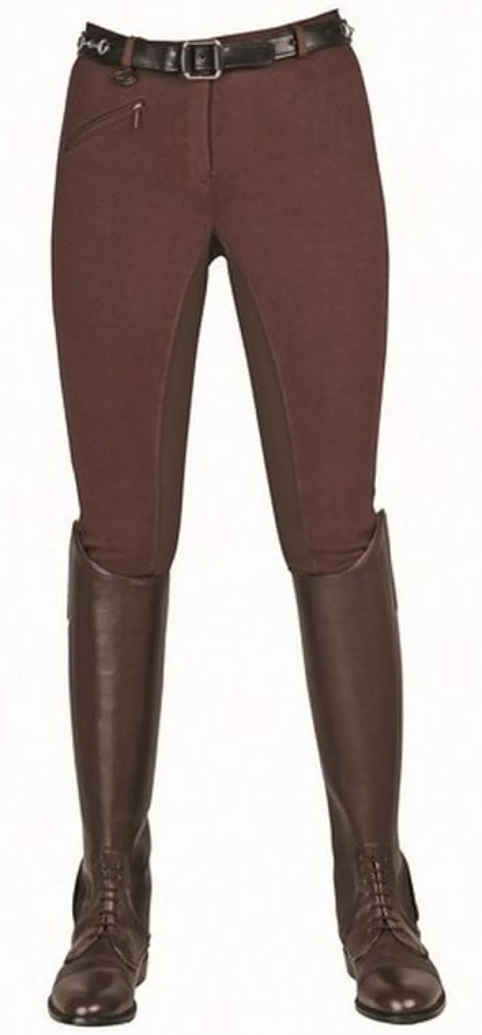HKM Reithose -Basic Belmtex Grip- Dreiviertel Besatz