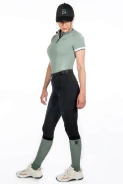 HKM Reithose -Harbour Island Denim- Silikon-Vollbesatz