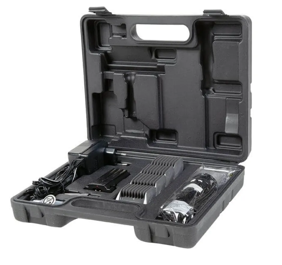 HKM Schermaschine Profi Akku, 12 Watt, 0,3 KG leicht!, silber/schwarz